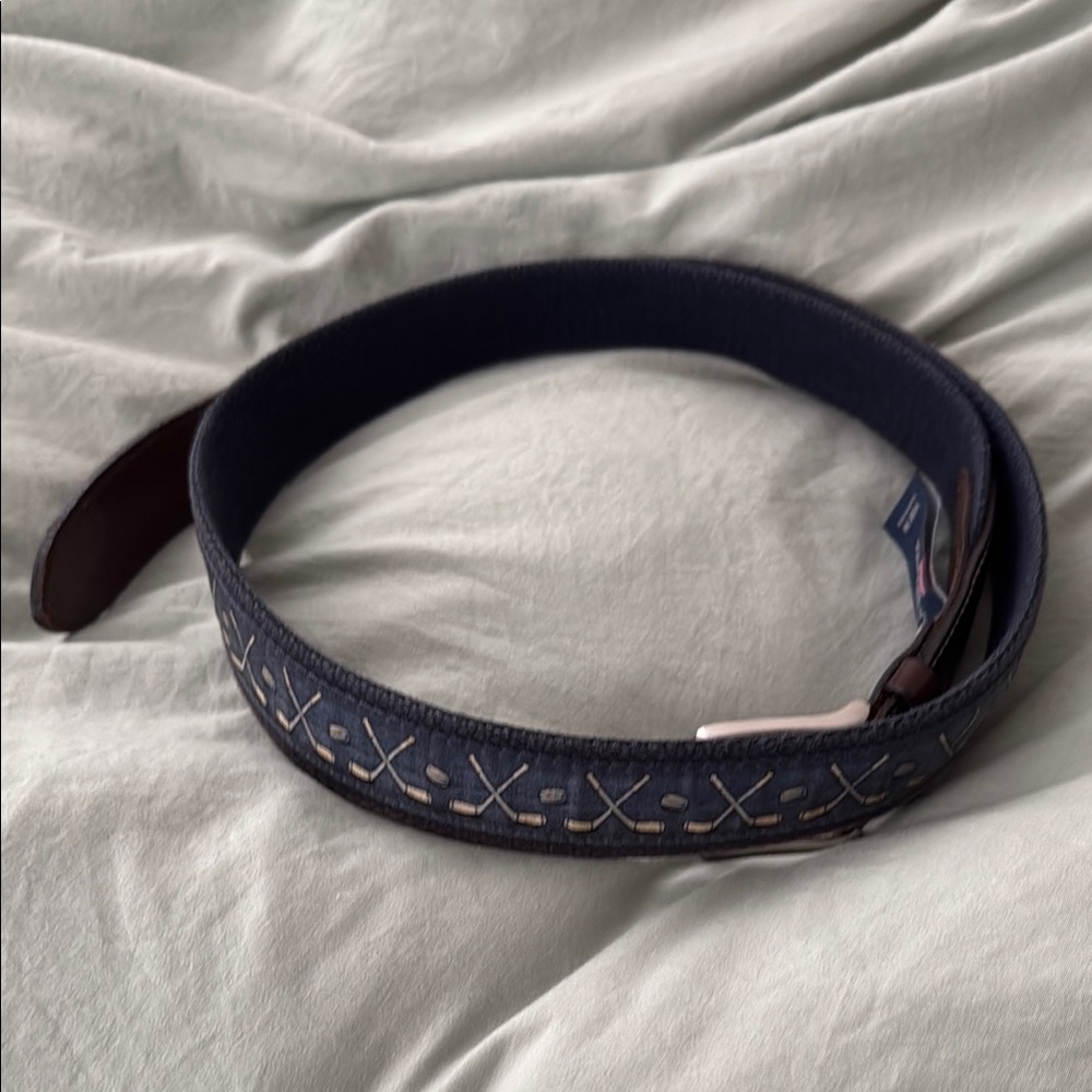 Stylish Navy Blue VINYARD VINES Men's Belt